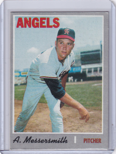 1970 Topps Baseball #430 Andy Messersmith - California Angels