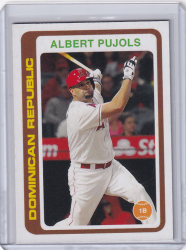 2018 TOPPS THROWBACK THURSDAY #106 ALBERT PUJOLS LOS ANGELES ANGLES