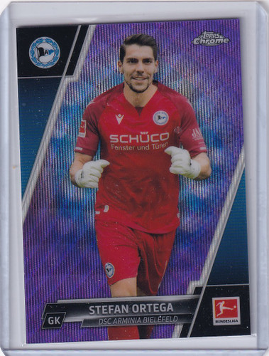2022 Topps Chrome Purple #19 Stefan Ortega DSC Arminia Bielefeld 118/299