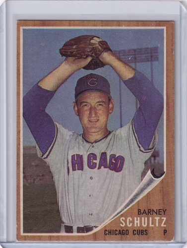 1962 Topps #89 Barney Schultz - Chicago Cubs RC