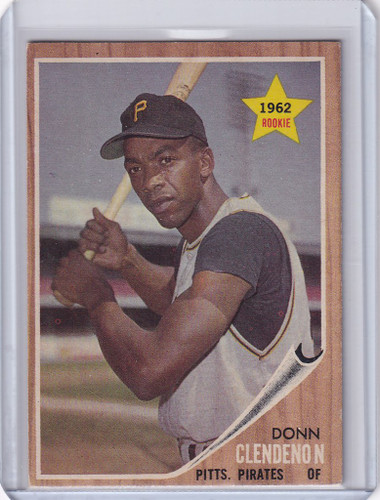 1962 Topps #86 Donn Clendenon - Pittsburgh Pirates RC