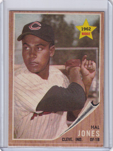 1962 Topps #49 Hal Jones - Cleveland Indians RC