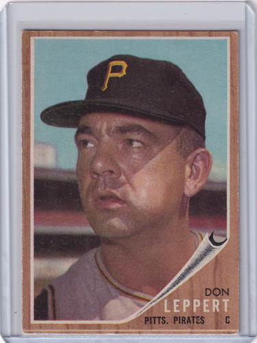 1962 Topps #36 Don Leppert - Pittsburgh Pirates RC