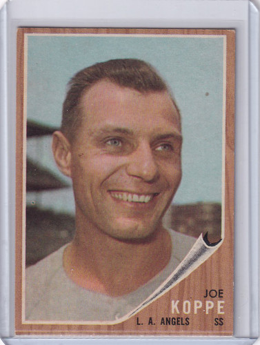 1962 Topps #39 Joe Koppe - Los Angeles Angels