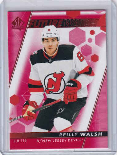 2022-23 Upper Deck SP Authentic Red #126 Reilly Walsh - New Jersey Devils