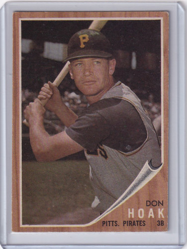 1962 Topps #95 Don Hoak - Pittsburgh Pirates