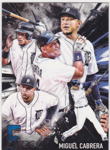 2017 Topps 5 Tool #5T-31 Miguel Cabrera Detroit Tigers