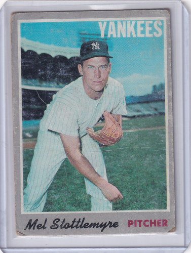 1970 Topps Baseball #100 Mel Stottlemyre - New York Yankees