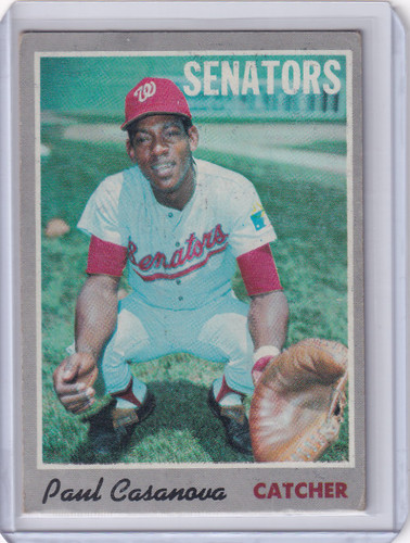 1970 Topps Baseball #84 Paul Casanova - Washington Senators