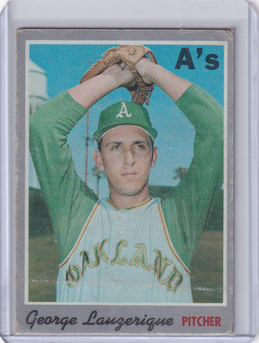 1970 Topps Baseball #41 George Lauzerique - Oakland Athletics