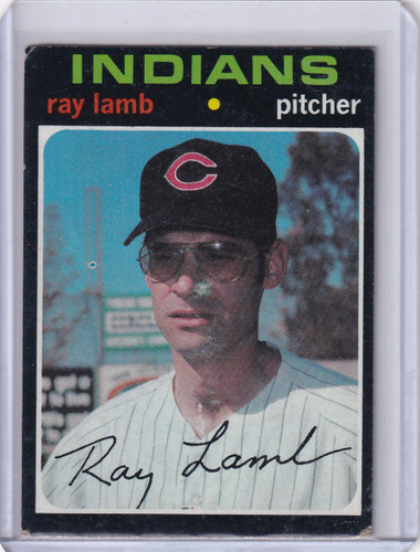 1971 Topps Baseball #727 Ray Lamb - Cleveland Indians SP