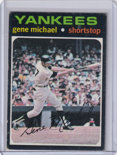1971 Topps Baseball #483 Gene Michael - New York Yankees