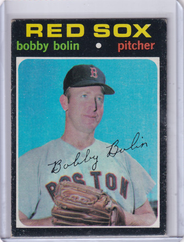 1971 Topps Baseball #446 Bobby Bolin - Boston Red Sox