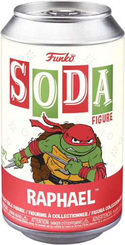 Funko Soda: Teenage Mutant Ninja Turtles - Raphael  Figure in a Can - SEALED