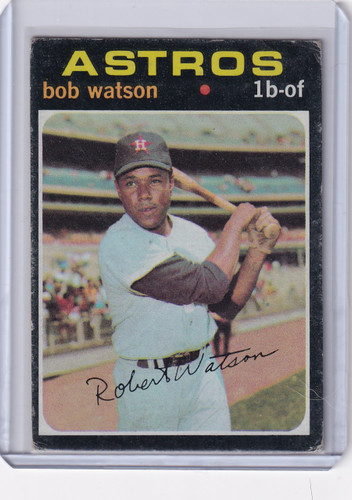 1971 Topps Baseball #222 Bob Watson - Houston Astros