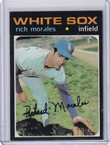 1971 Topps Baseball #267 Rich Morales - Chicago White Sox