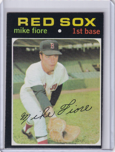 1971 Topps Baseball #287 Mike Fiore - Boston Red Sox