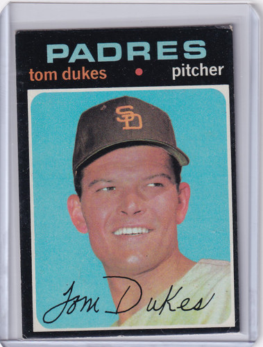 1971 Topps Baseball #106 Tom Dukes - San Diego Padres