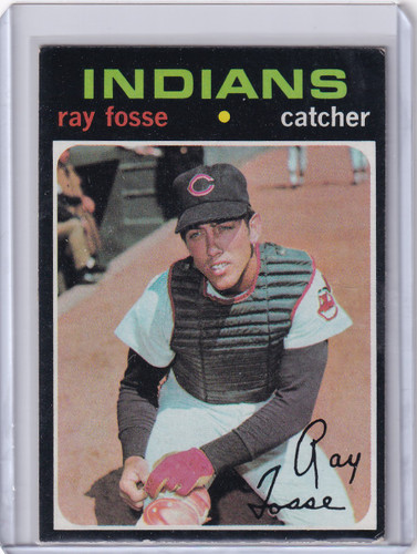 1971 Topps Baseball #125 Ray Fosse - Cleveland Indians