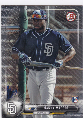 2017 Bowman #20 Manny Margot RC San Diego Padres