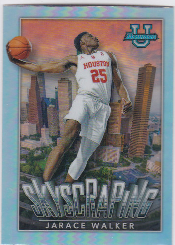 2022-23 Bowman Chrome University #S-10 Jarace Walker Skyscraping Houston