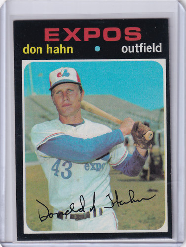 1971 Topps Baseball #94 Don Hahn - Montreal Expos RC