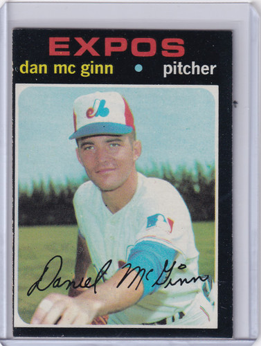 1971 Topps Baseball #21 Dan McGinn - Montreal Expos