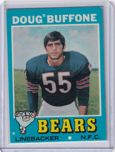 1971 Topps Football #126 Doug Buffone - Chicago Bears