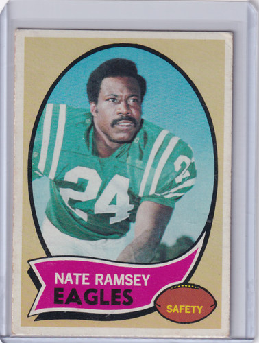 1970 Topps Football #239 Nate Ramsey - Philadelphia Eagles
