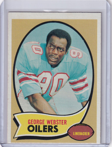 1970 Topps Football #120 George Webster RC - Houston Oilers