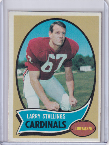 1970 Topps Football #112 Larry Stallings - St. Louis Cardinals