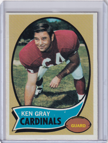 1970 Topps Football #92 Ken Gray - St. Louis Cardinals