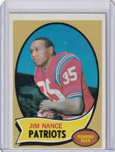 1970 Topps Football #60 Jim Nance - New England Patriots