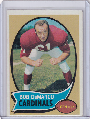 1970 Topps Football #48 Bob DeMarco - St Louis Cardinals