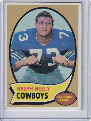1970 Topps Football #4 Ralph Neely RC - Dallas Cowboys