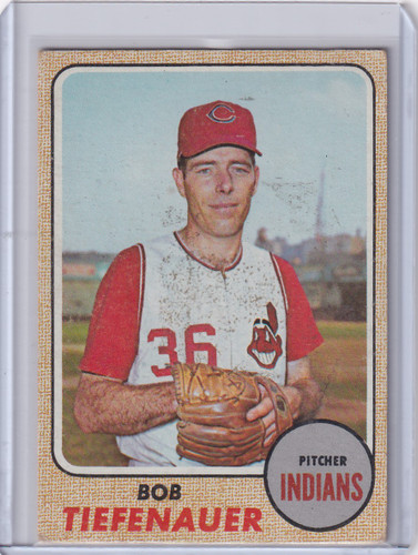 1968 Topps Baseball #269 Bobby Tiefenauer - Cleveland Indians