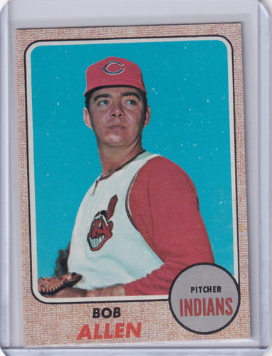 1968 Topps Baseball #176 Bob Allen - Cleveland Indians