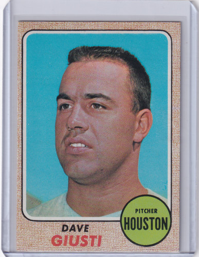 1968 Topps Baseball #182 Dave Giusti - Houston Astros