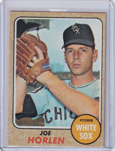 1968 Topps Baseball #125 Joe Horlen - Chicago White Sox