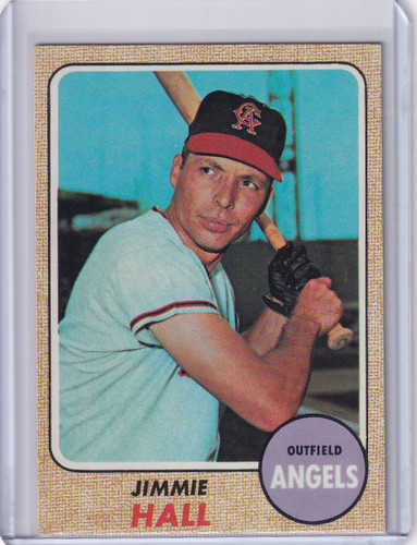 1968 Topps Baseball #121 Jimmie Hall - California Angels