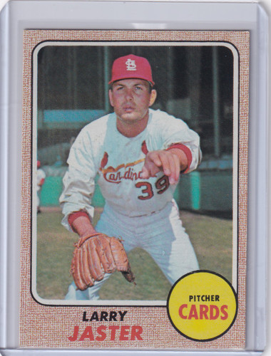 1968 Topps Baseball #117 Larry Jaster - St. Louis Cardinals