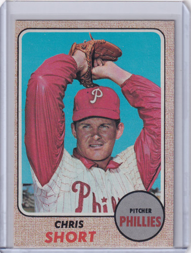 1968 Topps Baseball #139 Chris Short - Philadelphia Phillies