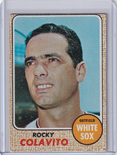 1968 Topps Baseball #99 Rocky Colavito - Chicago White Sox