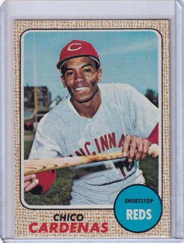 1968 Topps Baseball #23 Chico Cardenas - Cincinnati Reds