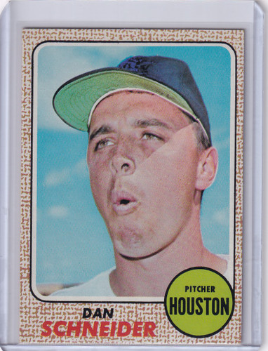 1968 Topps Baseball #57 Dan Schneider - Houston Astros