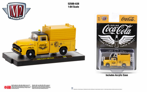 M2 Machines Coca-Cola Release A38 1956 Ford F-100 Truck