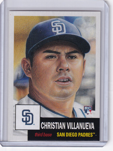 TOPPS BASEBALL LIVING SET #38 Christian Villanueva - San Diego Padres