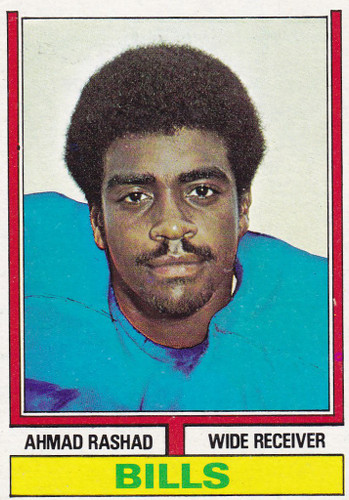 1974 Topps #105 Ahmad Rashad RC Rookie Buffalo Bills