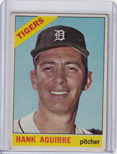 1966 Topps Baseball #113 Hank Aguirre - Detroit Tigers