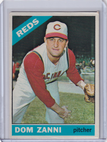 1966 Topps Baseball #233 Dom Zanni - Cincinnati Reds